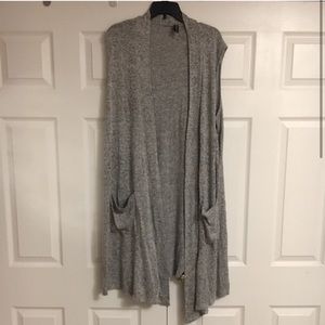 Long grey duster